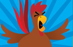 Meet Hawk, The youngest of the competitors in the barnyard brawl that is Oh Cluck!