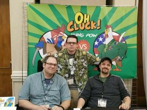 Sunday afternoon after a long Con, the guys pause and enjoy the scenery