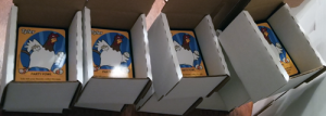 This may or may not be a picture of a con Exclusive Goody for Oh Cluck!