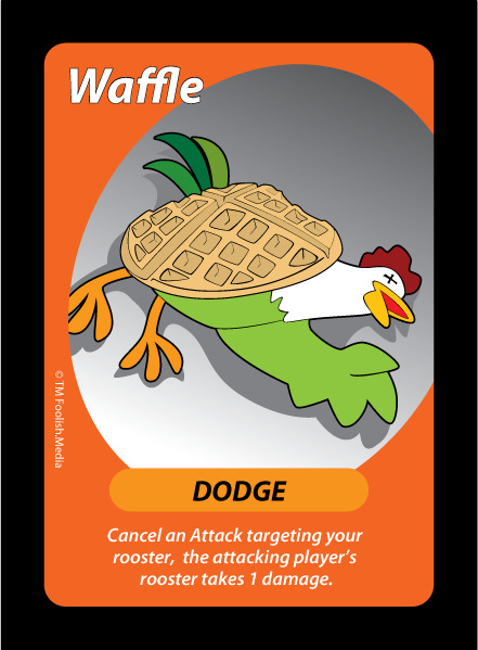 Serve that attack back at your opponent with a side of waffles!