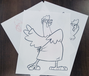 Ray Warren Original Sketch for Ides of March