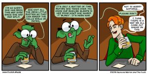 While Gop is bemoaning his mother's visit, Daryl sees nothing but Lemonade