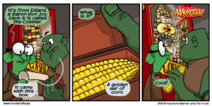 Gop and Kevin unwrap a special present for the Dungeon! Look familiar?