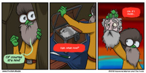 That hairy guy has the head in the box... How?