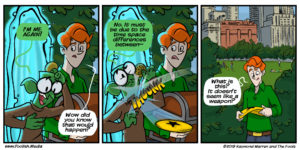 Gop and Daryl find themselves... somewhere that isn't home