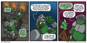 Kevin gets ready to go shopping for the holidays