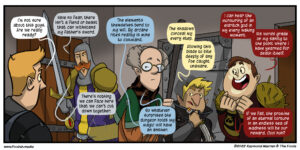 Looks like one of the Tobias Boys has a new party of heroes to take into the dungeon.