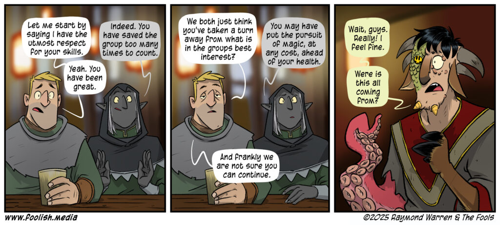 The Pursuit of Power can sometimes get the best of even the most well meaning adventurer's. 