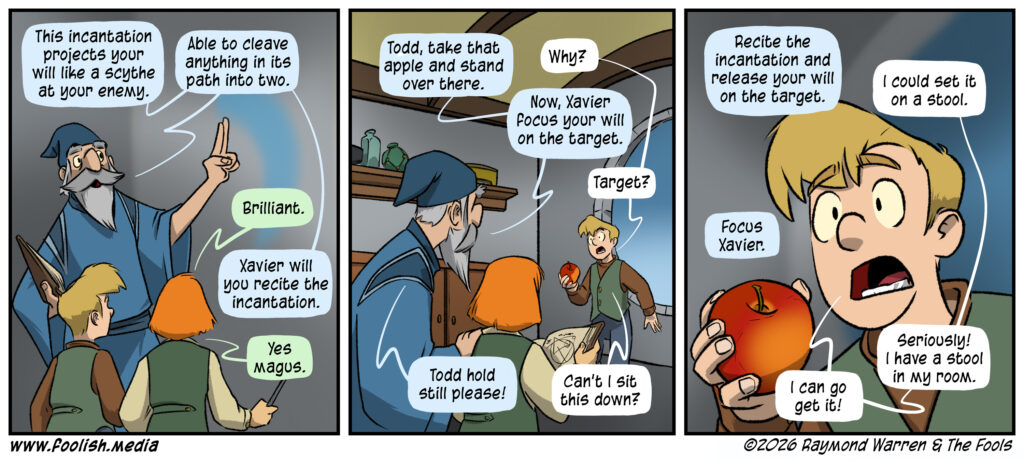 This wizard definitely has his hands full, but only for a few more minutes. The actions of Xavier are going to cut that class in half