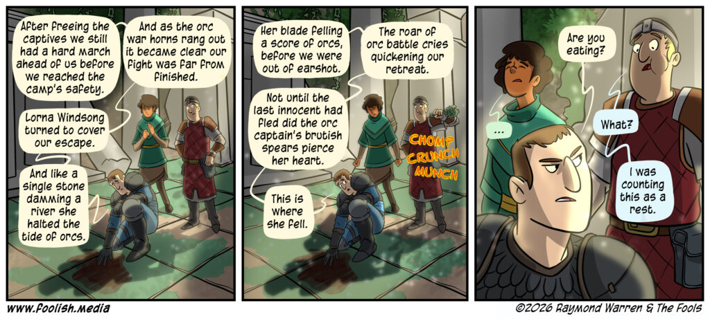 While you talk and talk and talk, your party members are going to rest. You should definitely be prepared for this. 