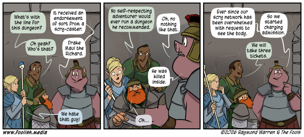 Drake Maul the Richard died in the dungeon, and now it's a bigger tourist attraction than before. 